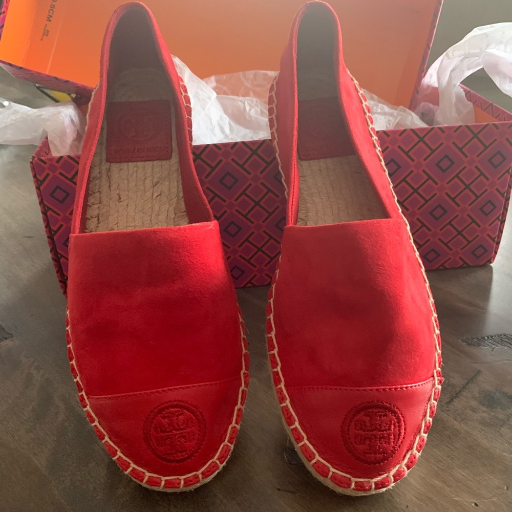 Tory Burch espadrilles brand new with box